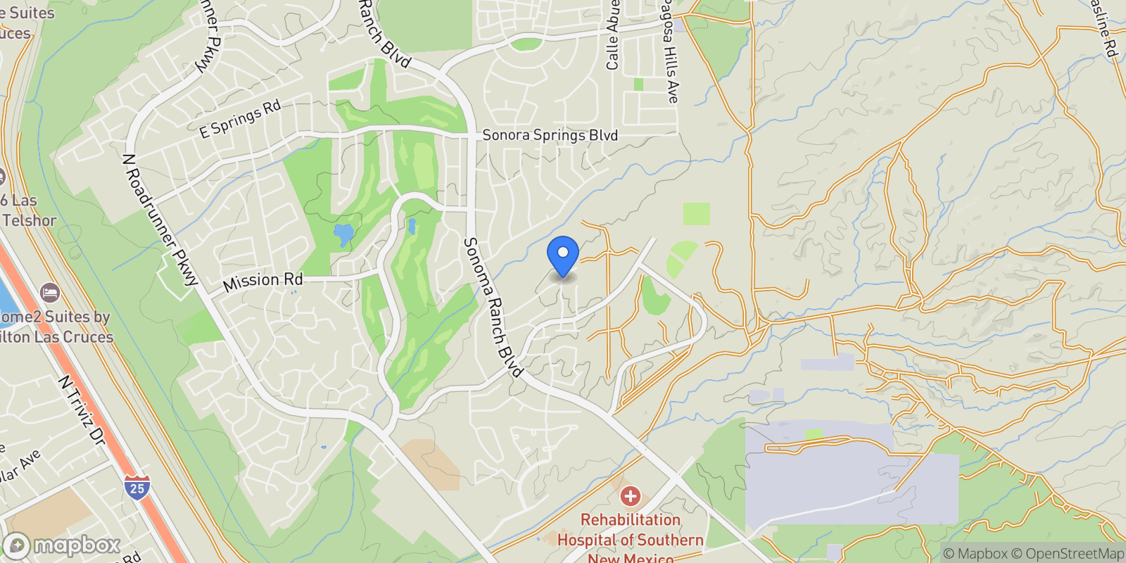 Map showing 4241 Arcadia Point, Las Cruces, NM 88011, Las Cruces, New Mexico, United States.