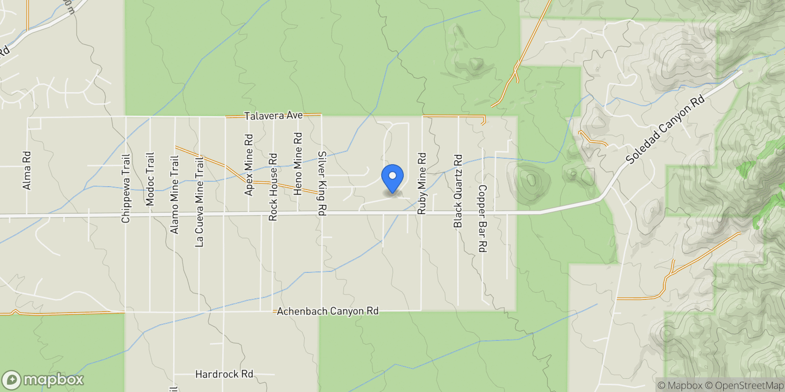 Map showing 4990 Cripple Creek Road, Las Cruces, NM 88012, Las Cruces, New Mexico, United States.