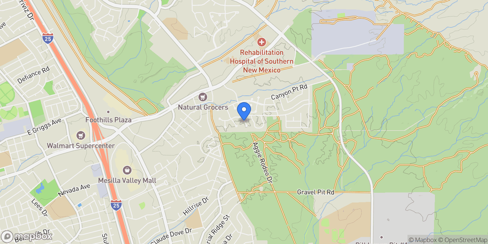 Map showing 761 Loma Verde Lane, Las Cruces, NM 88011, Las Cruces, New Mexico, United States.