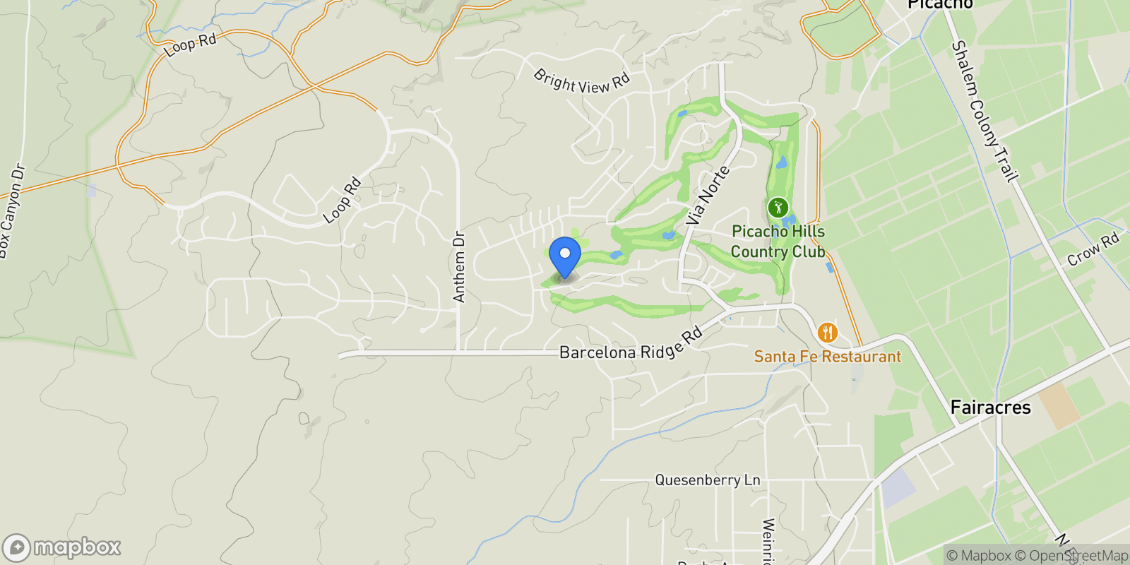 Map showing 7146 Camino Blanco, Las Cruces, NM 88007, Las Cruces, New Mexico, United States.