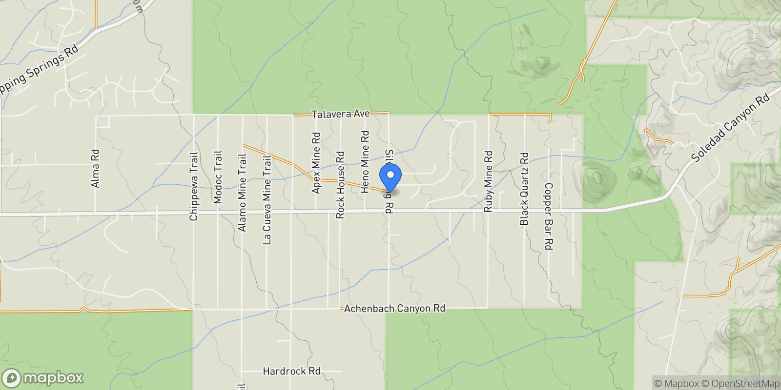 Map showing 5041 Silver King Road, Las Cruces, NM 88011, Las Cruces, New Mexico, United States.