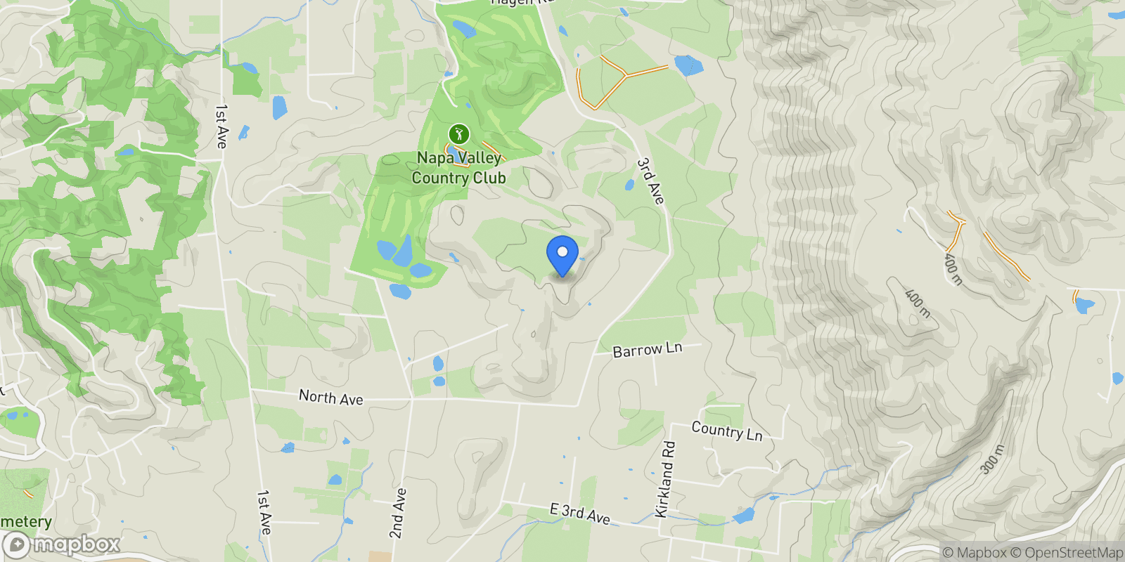 Map showing 2181 3rd Avenue, Napa, CA 94558, Napa, California, United States.