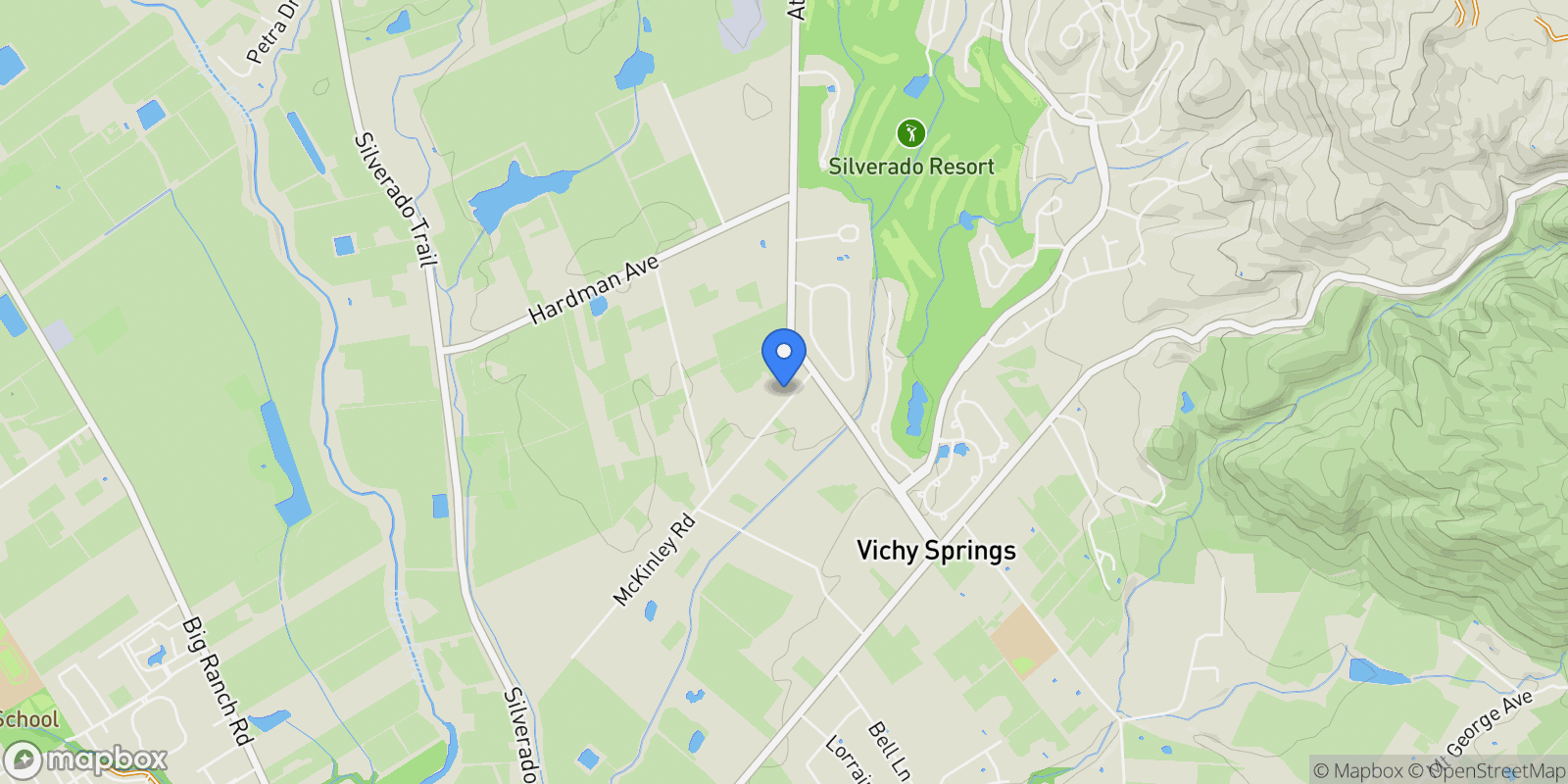 Map showing 1860 McKinley Road , Napa, CA 94558, Napa, California, United States.