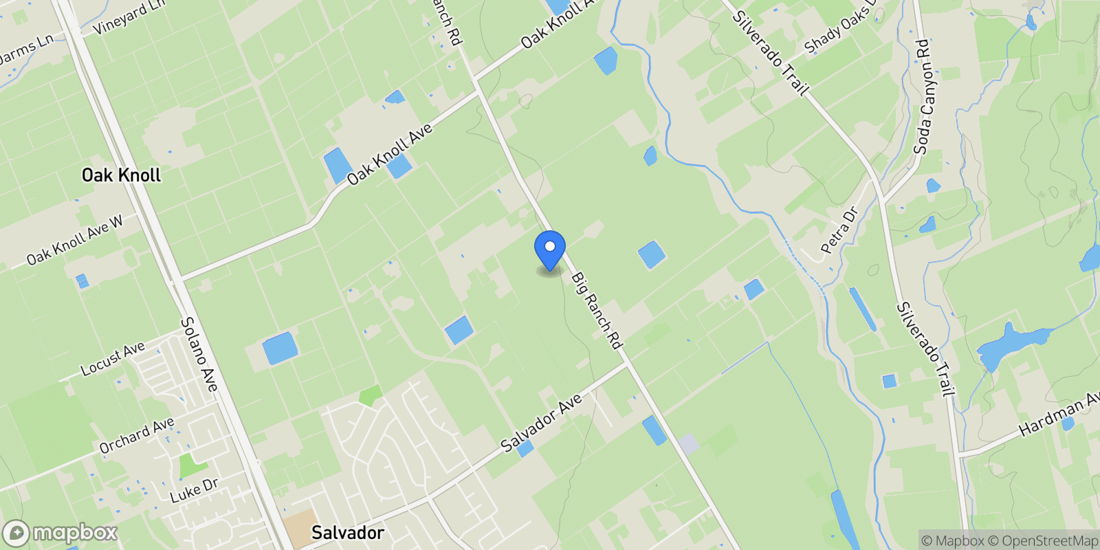 Map showing 4125 Big Ranch Road , Napa, CA 94558, Napa, California, United States.