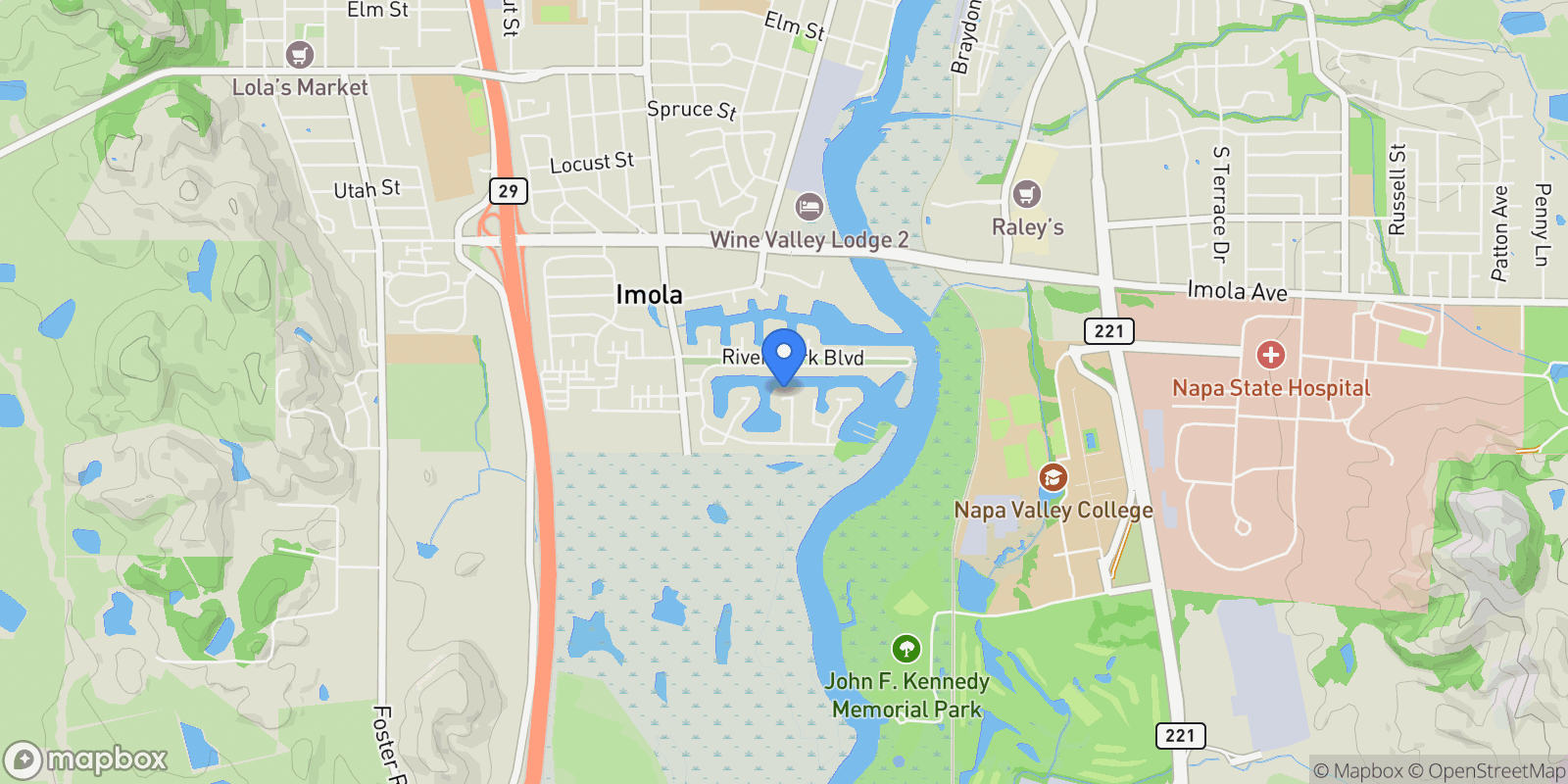 Map showing 58 Sea Breeze Court , Napa, CA 94559, Napa, California, United States.