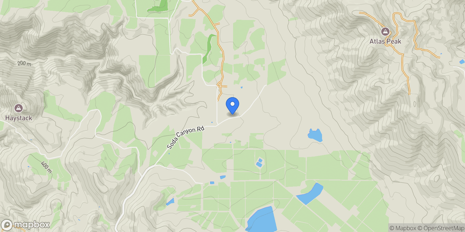 Map showing 3497 Soda Canyon Road , Napa, CA 94558, Napa, California, United States.