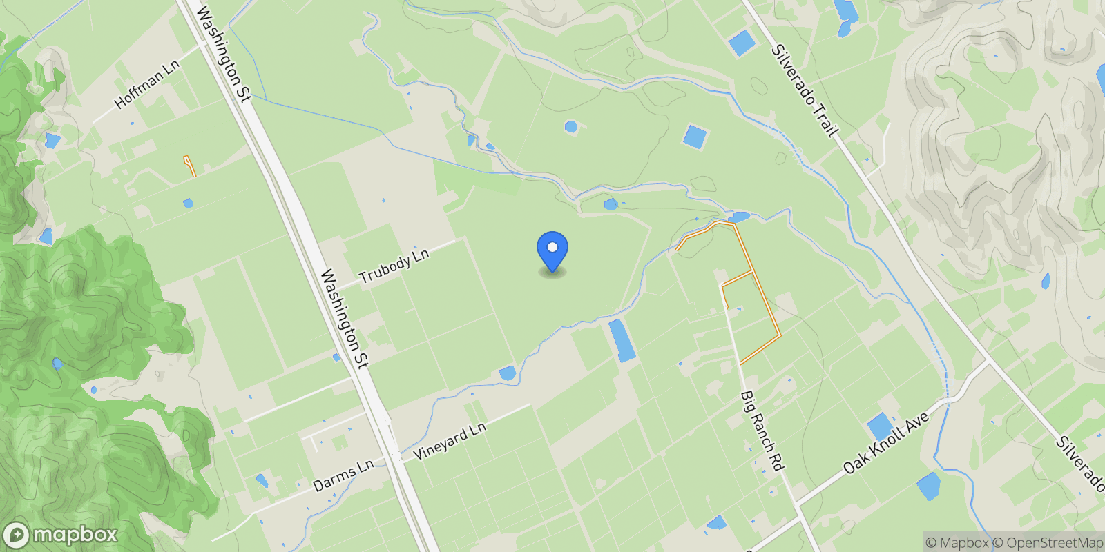 Map showing 5444 Trubody Lane , Napa, CA 94558, Napa, California, United States.