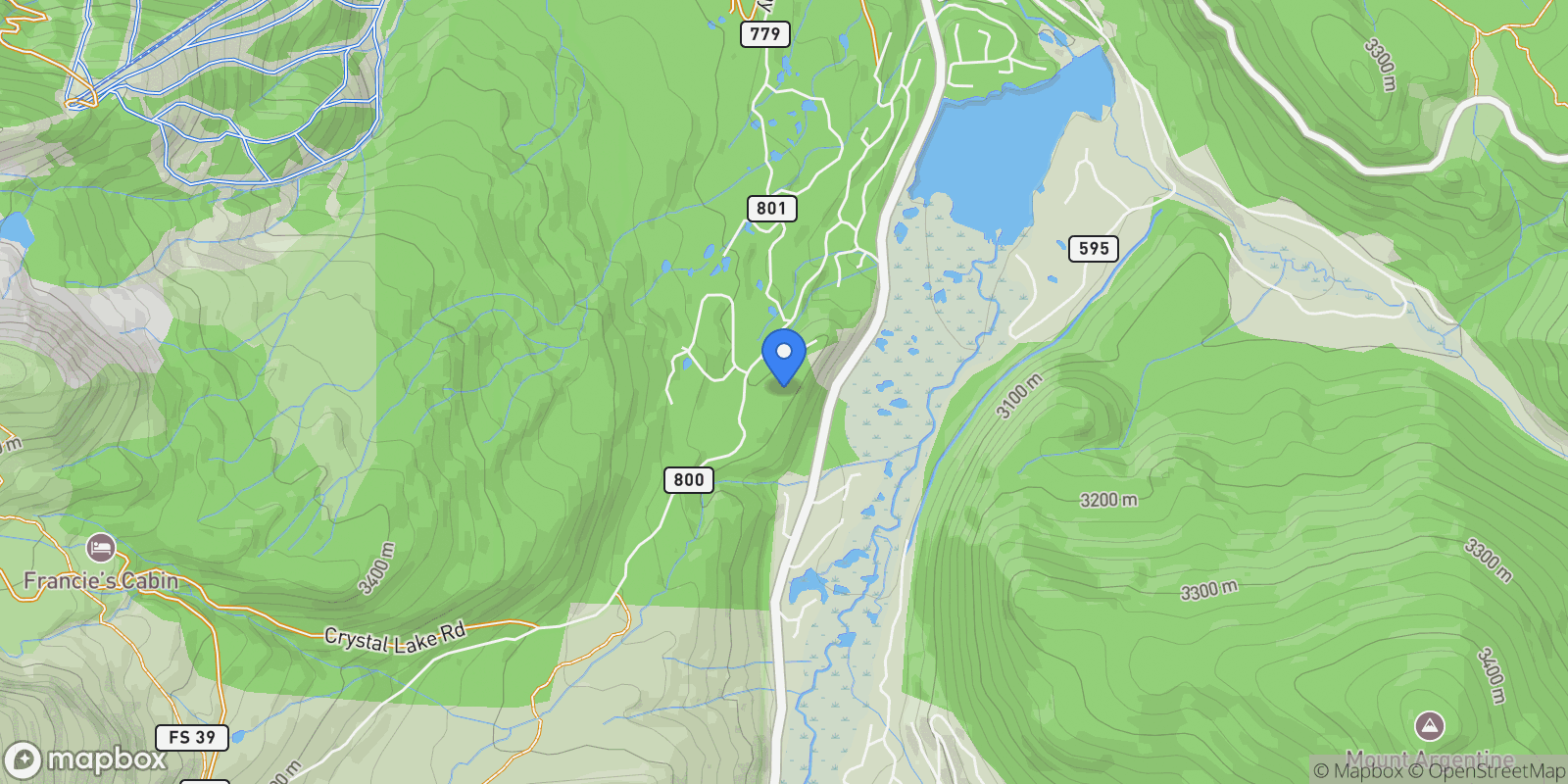 Map showing 644 Spruce Creek Rd Road , Breckenridge, CO 80424, Breckenridge, Colorado, United States.