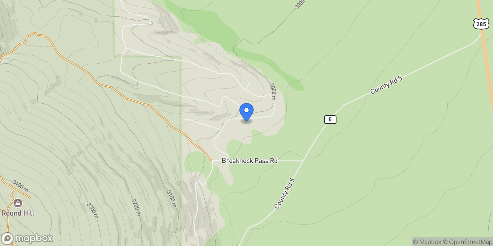 Map showing 1527 Sheep Ridge Road , Fairplay, CO 80440, Fairplay, Colorado, United States.