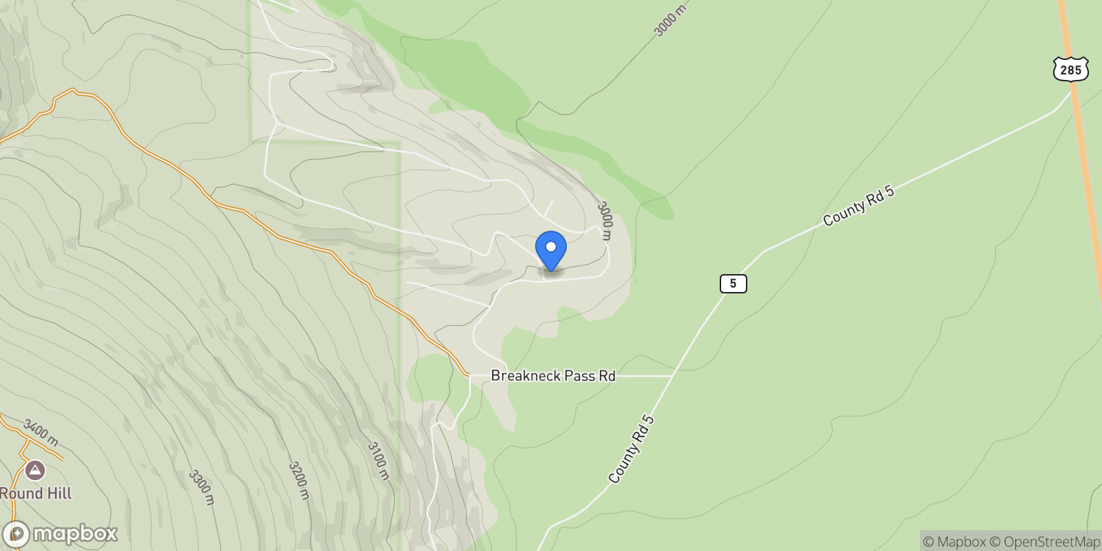 Map showing Lot 123 High Creek Road , Fairplay, CO 80440, Fairplay, Colorado, United States.