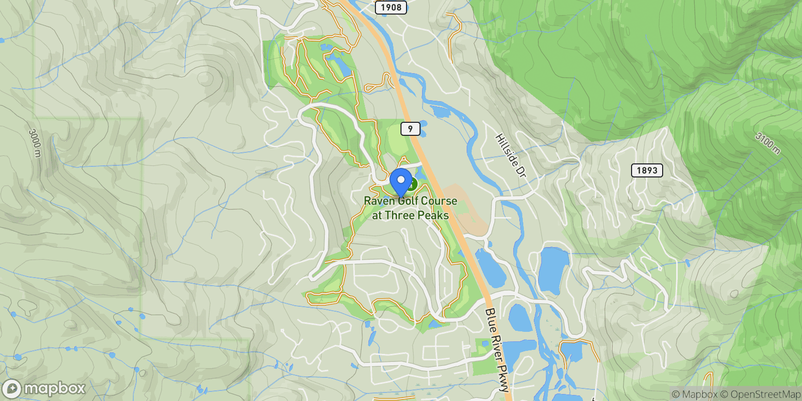 Map showing 402 Kestrel Lane , Silverthorne, CO 80498, Silverthorne, Colorado, United States.