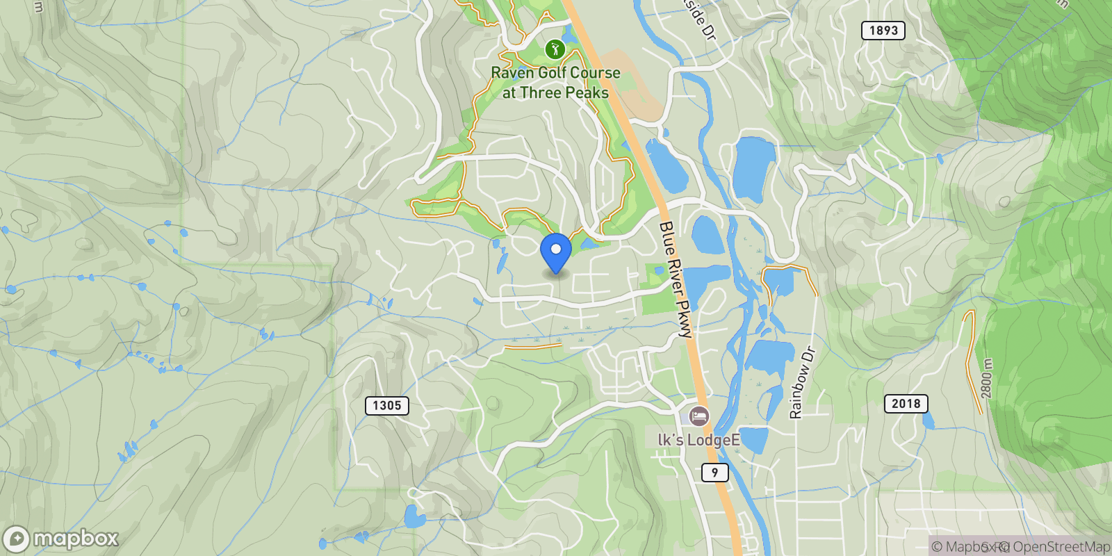 Map showing 432 Bighorn Circle , Silverthorne, CO 80498, Silverthorne, Colorado, United States.