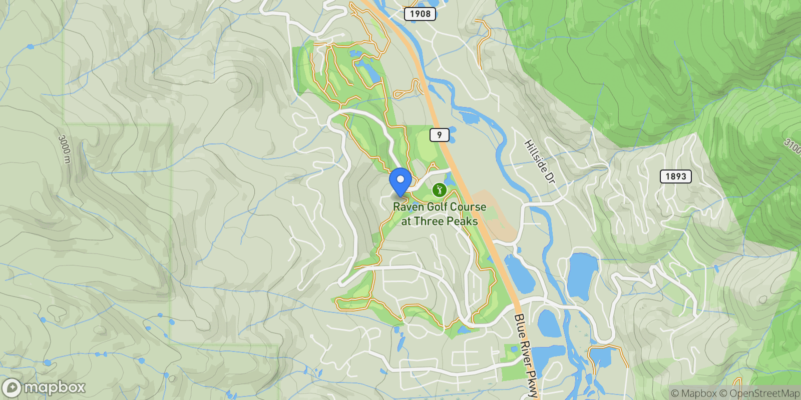 Map showing 2911 Ninth Green Court , Silverthorne, CO 80498, Silverthorne, Colorado, United States.