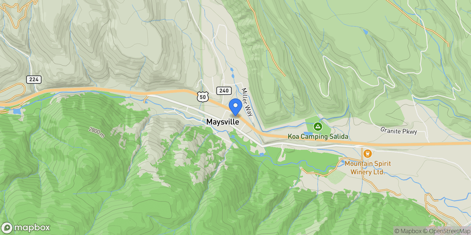 Map showing 16730 County Road 241 , Salida, CO 81201, Salida, Colorado, United States.