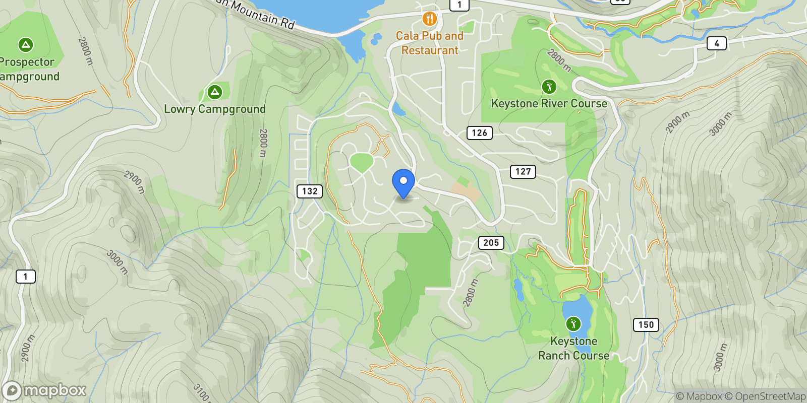 Map showing 12 Raindance Trail , Dillon, CO 80435, Dillon, Colorado, United States.