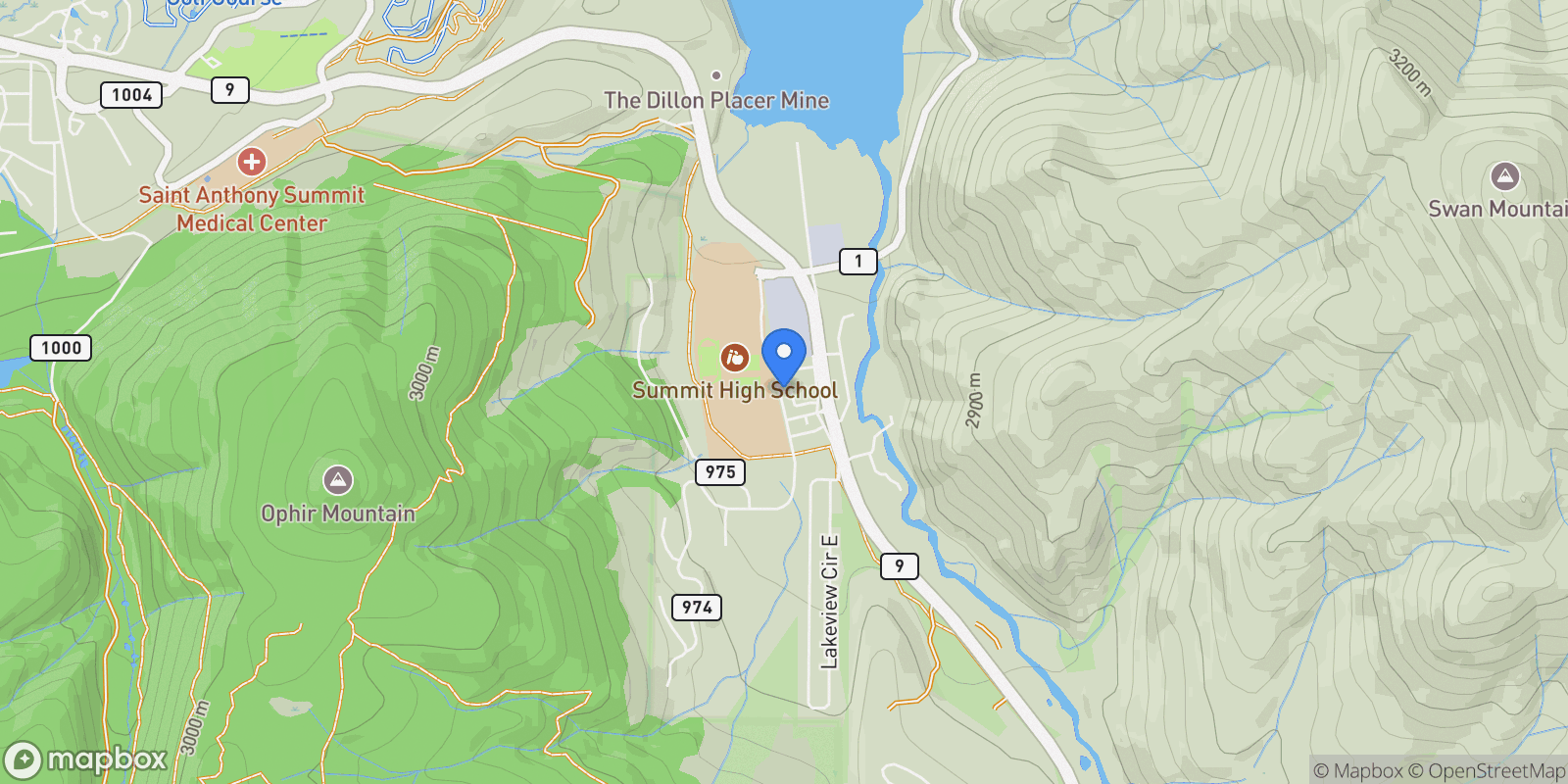 Map showing 57 Audrey Circle , Breckenridge, CO 80424, Breckenridge, Colorado, United States.
