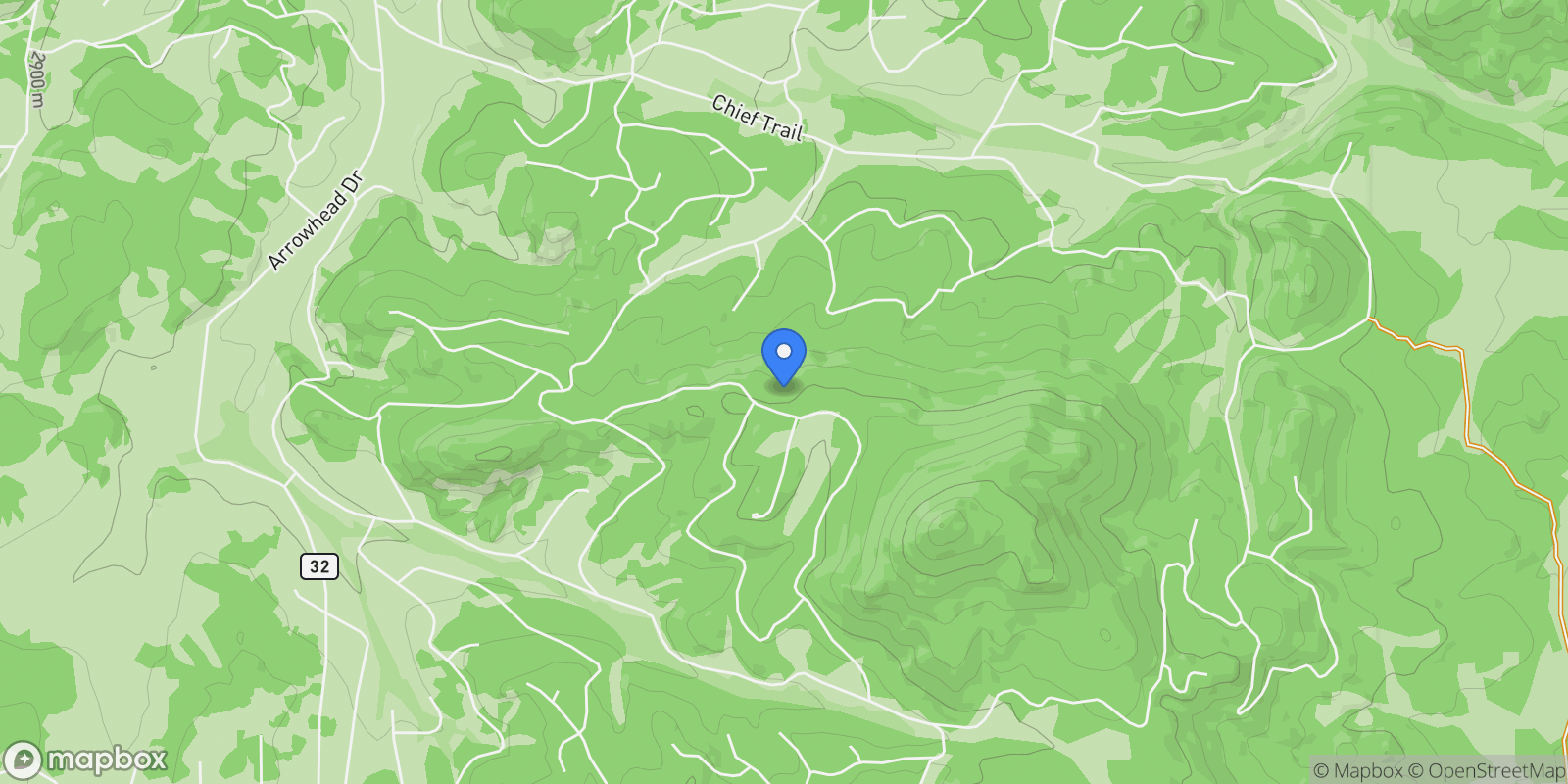 Map showing 999 Bowstring , Como, CO 80432, Jefferson, Colorado, United States.