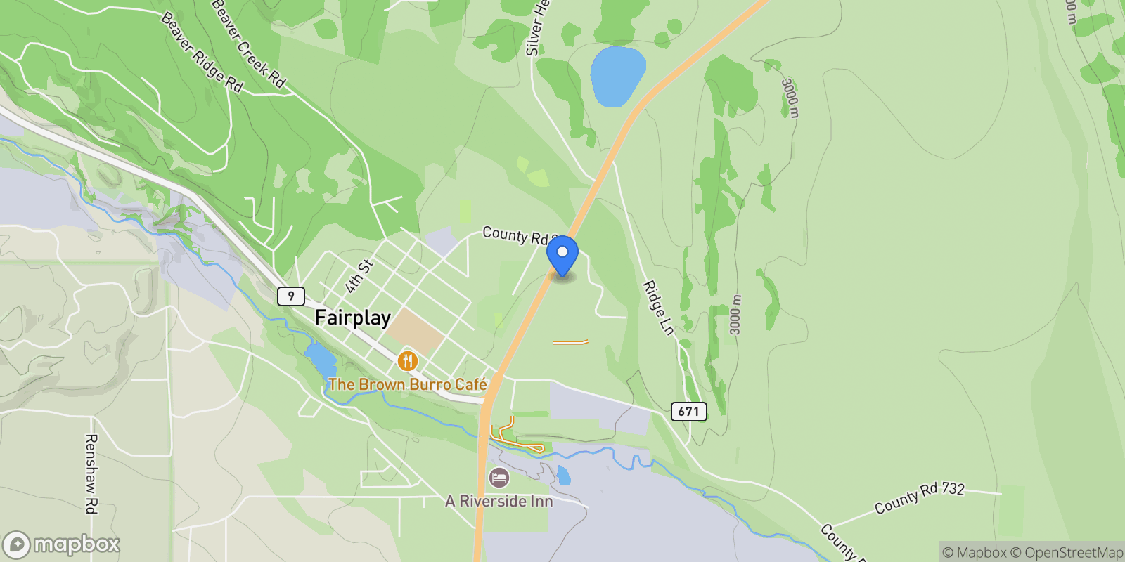 Map showing LOT C01 Highway 285 , Fairplay, CO 80440, Fairplay, Colorado, United States.