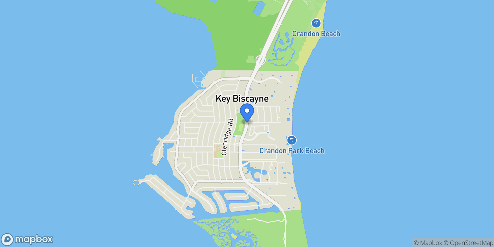 Map showing Key Biscayne, FL, 33149, USA, Key Biscayne, Florida, United States.