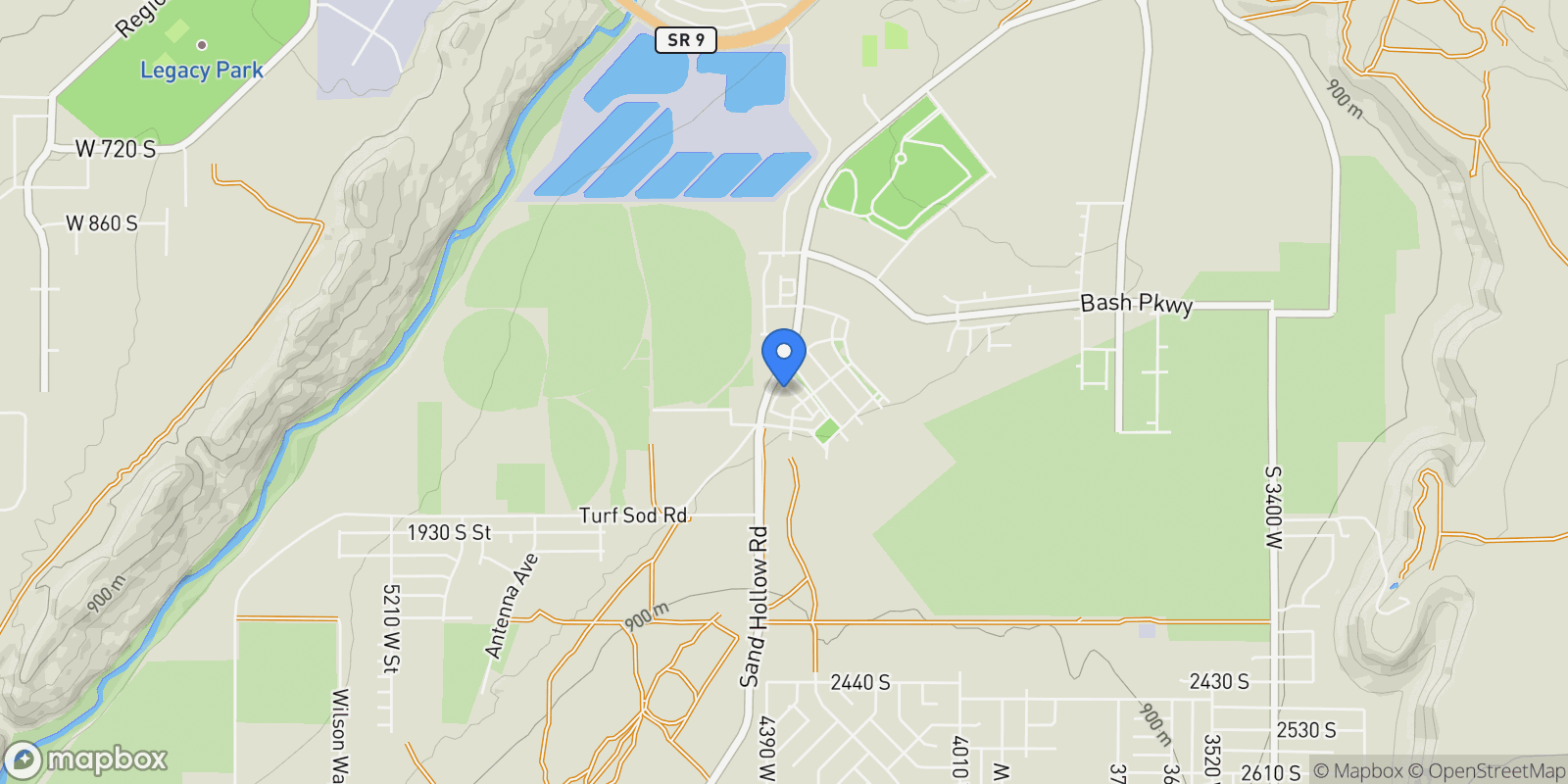 Map showing 1460 S Windsor Pkwy #6, Hurricane, UT 84737, Hurricane, Utah, United States.