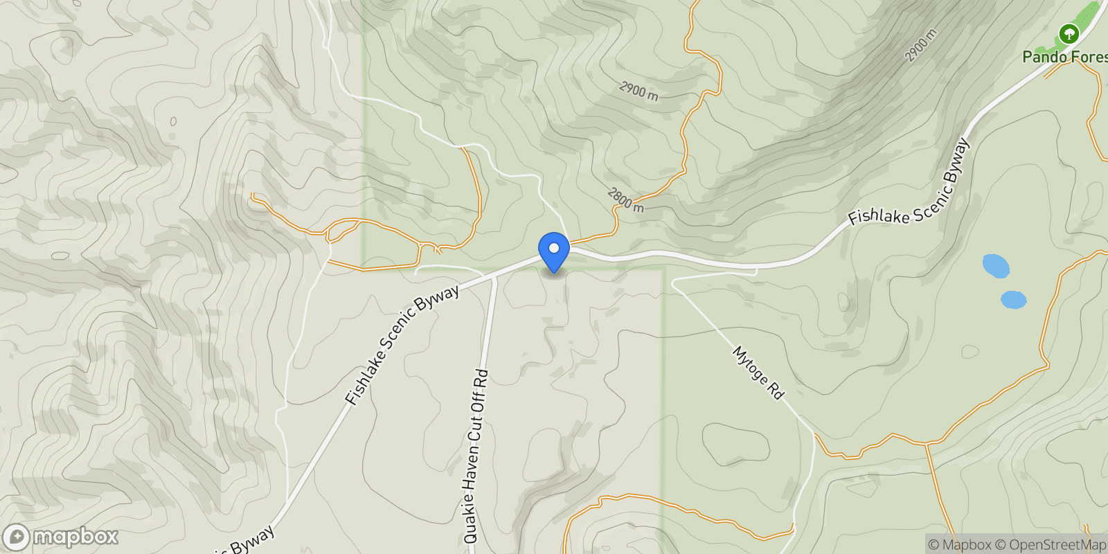 Map showing 2033 S Sleepy Sage Ln, Fish Lake, UT 84711, Richfield, Utah, United States.