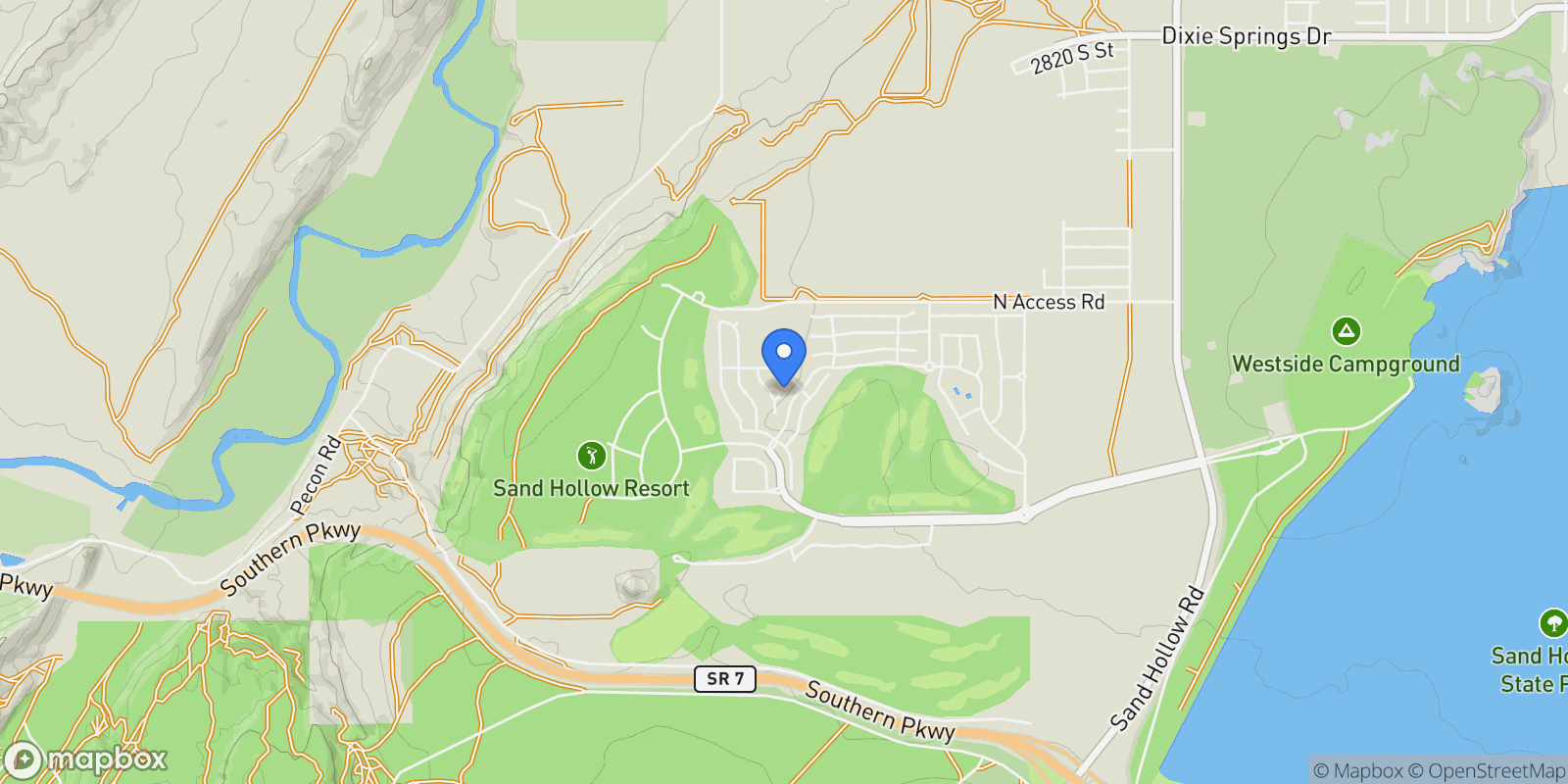 Map showing 3257 S Drifting Dunes Ln, Hurricane, UT 84737, Hurricane, Utah, United States.