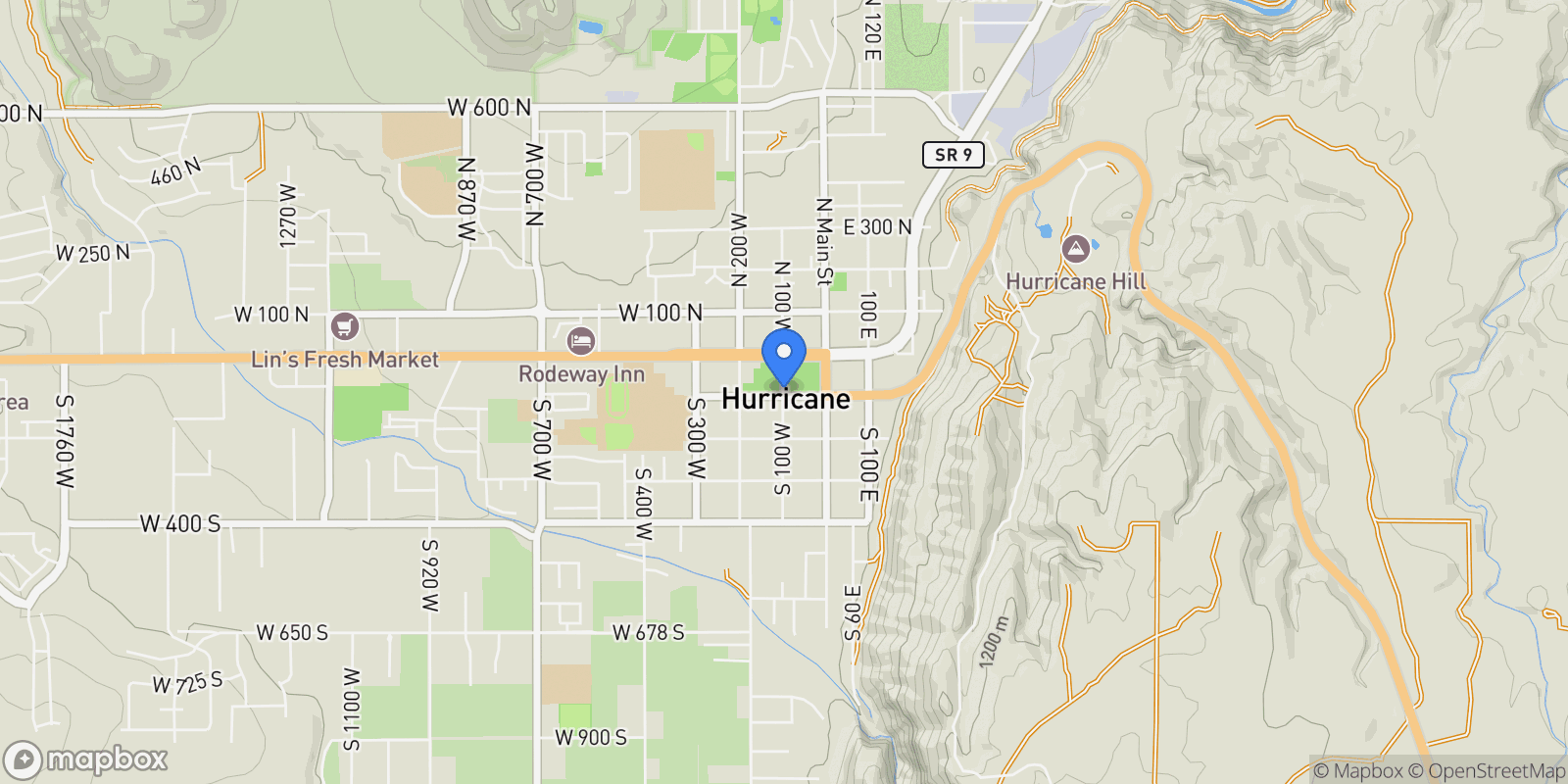 Map showing 2005 s 950 w, Hurricane, UT 84737, Hurricane, Utah, United States.