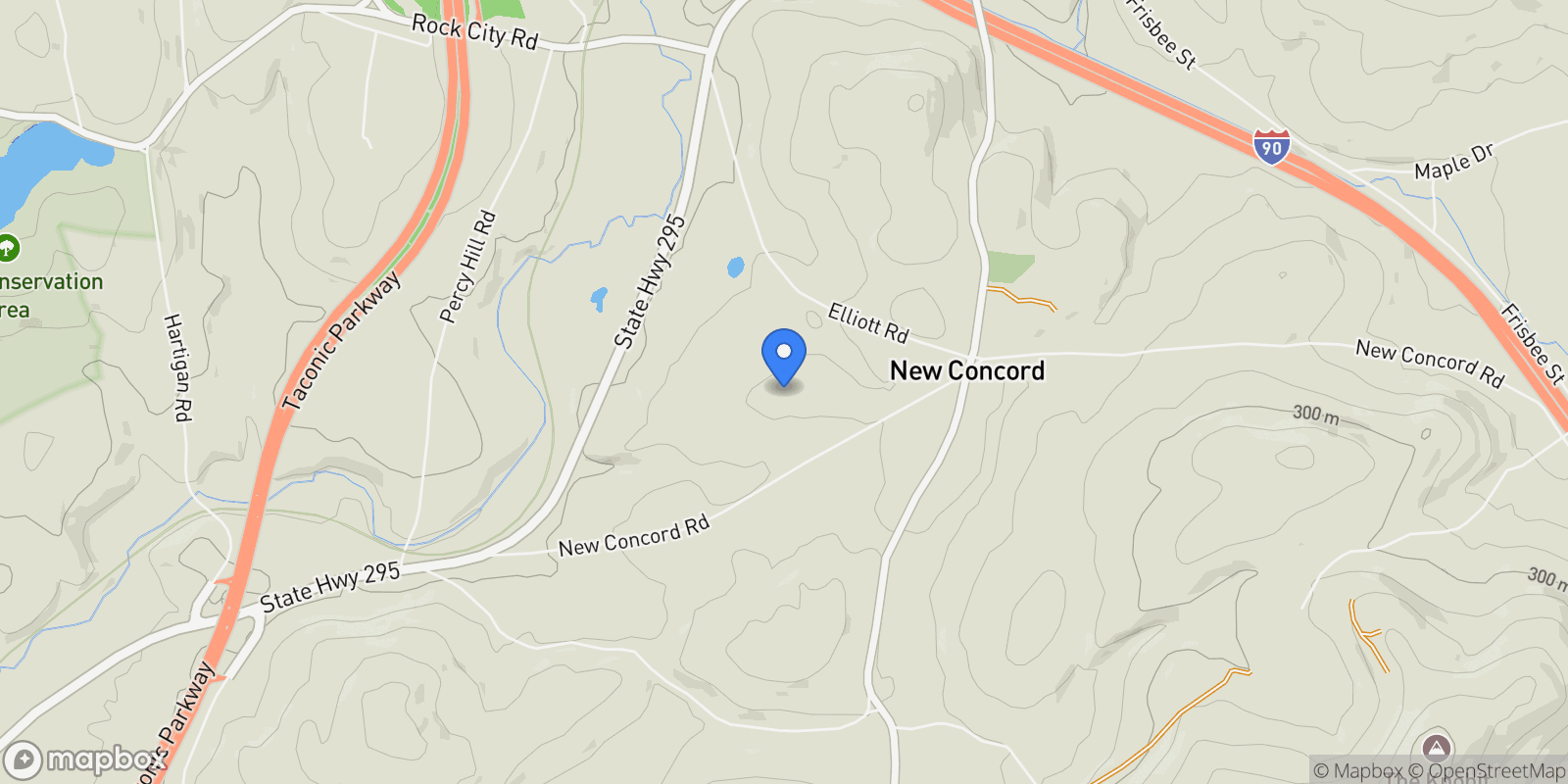 Map showing 167 New Concord Road, Chatham, NY 12060, East Chatham, New York, United States.