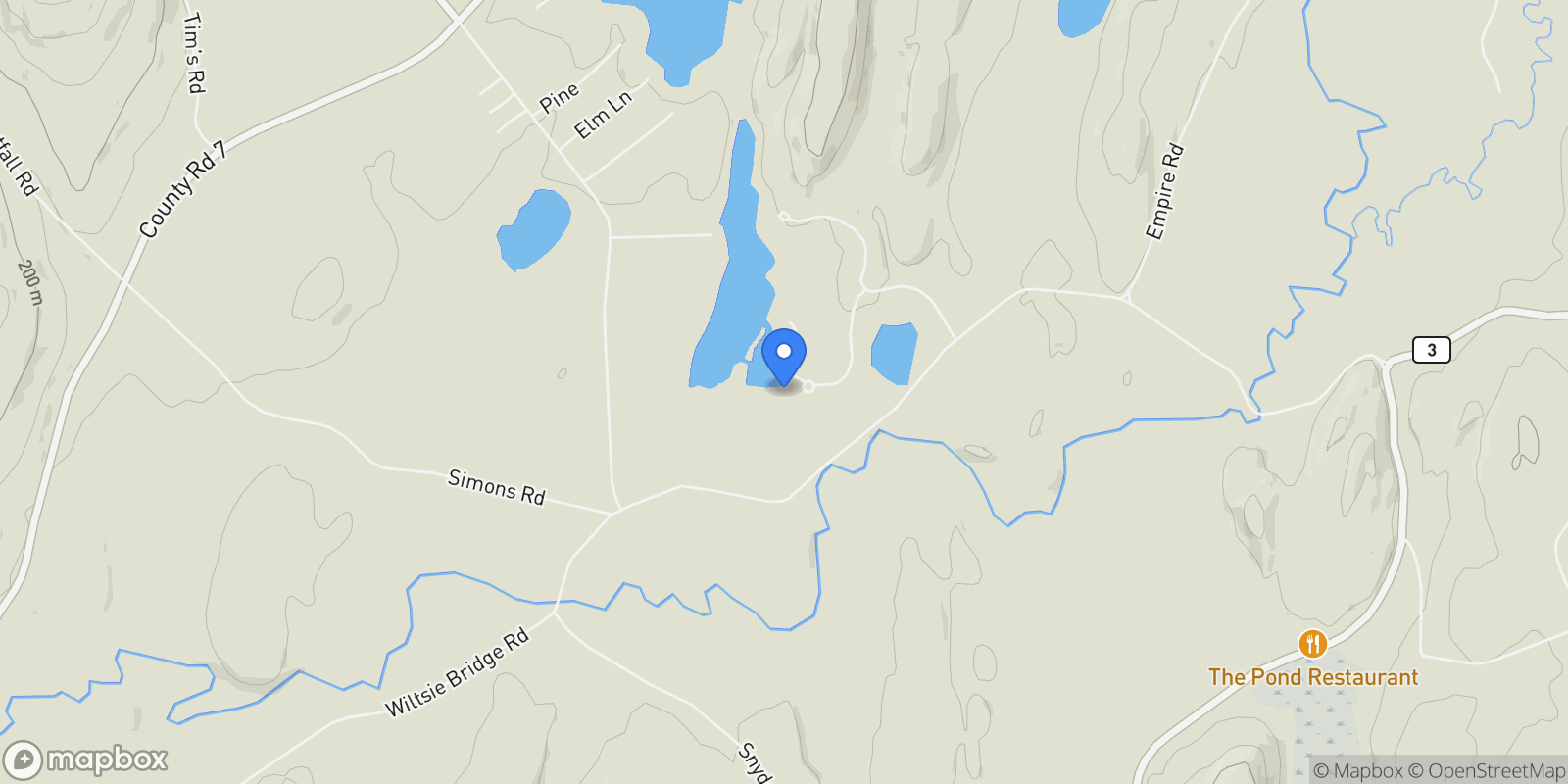 Map showing 322 Arcadia Drive, Ancram, NY 12502, Ancramdale, New York, United States.