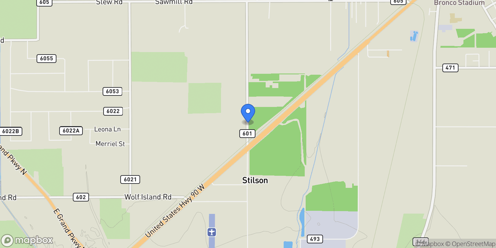 Map showing 110 County Road 601, Dayton, TX 77535, Dayton, Texas, United States.