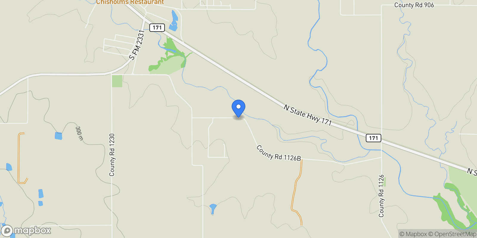 Map showing 6505 County Road 1126B, Godley, Texas, United States.