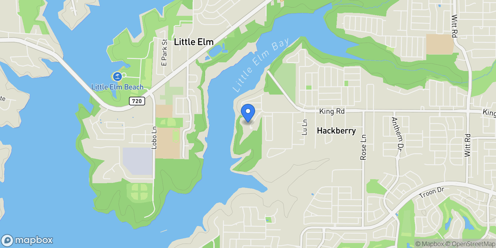 Map showing 12044 Blake Place, Frisco, Texas, United States.
