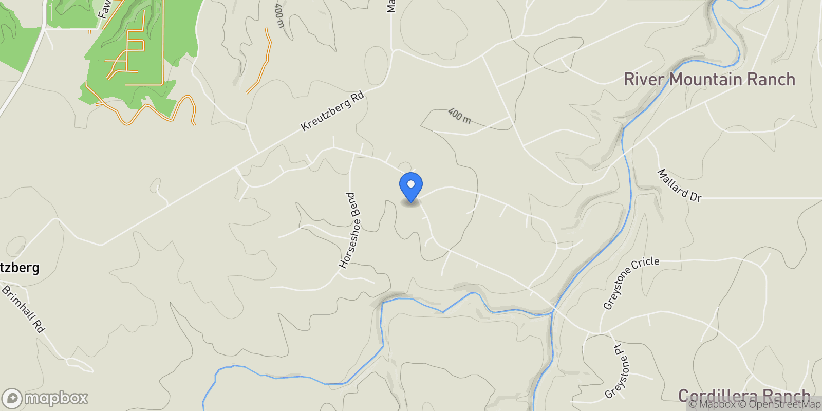 Map showing 1626 Cordillera Trace, Boerne, TX 78006, Boerne, Texas, United States.