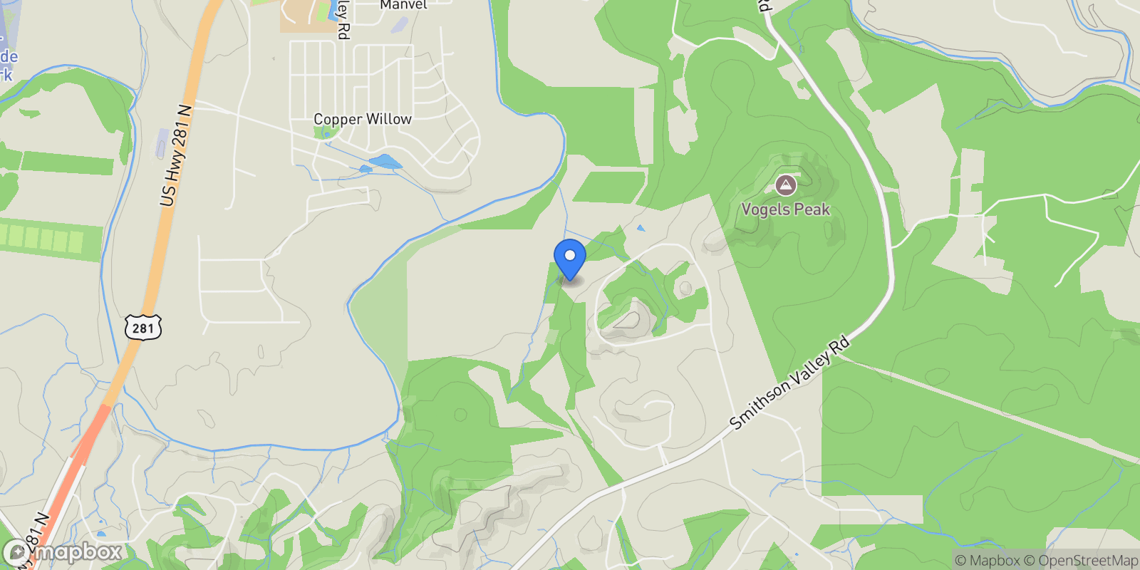 Map showing 28860 Verde Mountain Trail, San Antonio, TX 78261, San Antonio, Texas, United States.