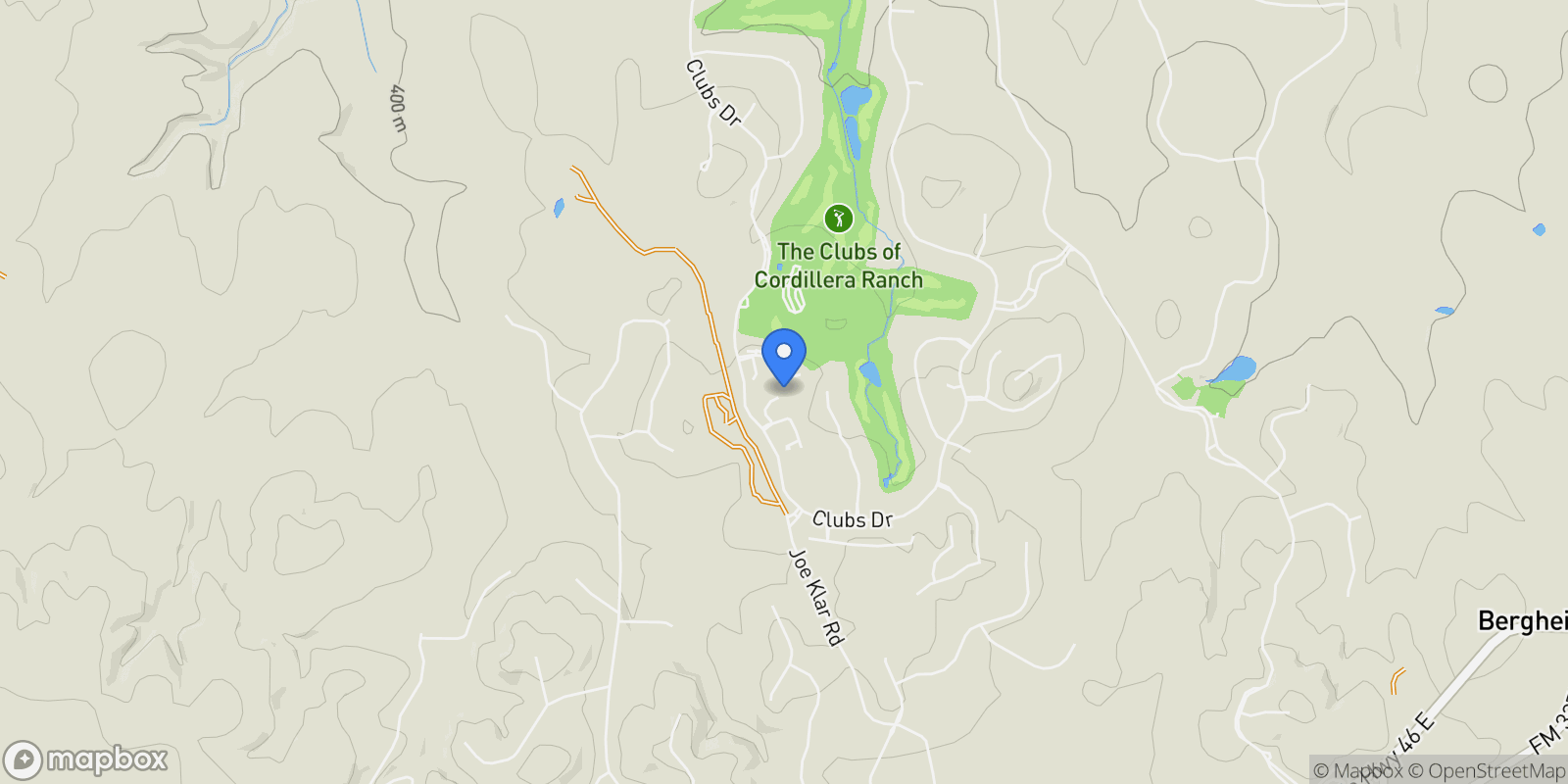 Map showing 20 Vittoria Ridge, Boerne, TX 78006, Boerne, Texas, United States.