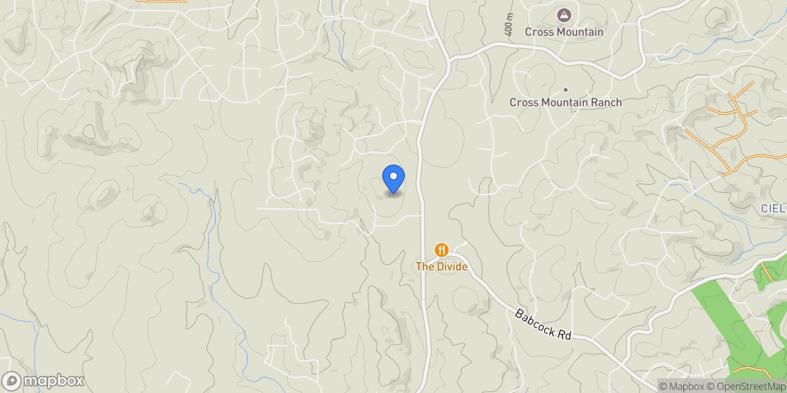 Map showing 22327 Scenic Loop Rd, San Antonio, TX 78255, San Antonio, Texas, United States.