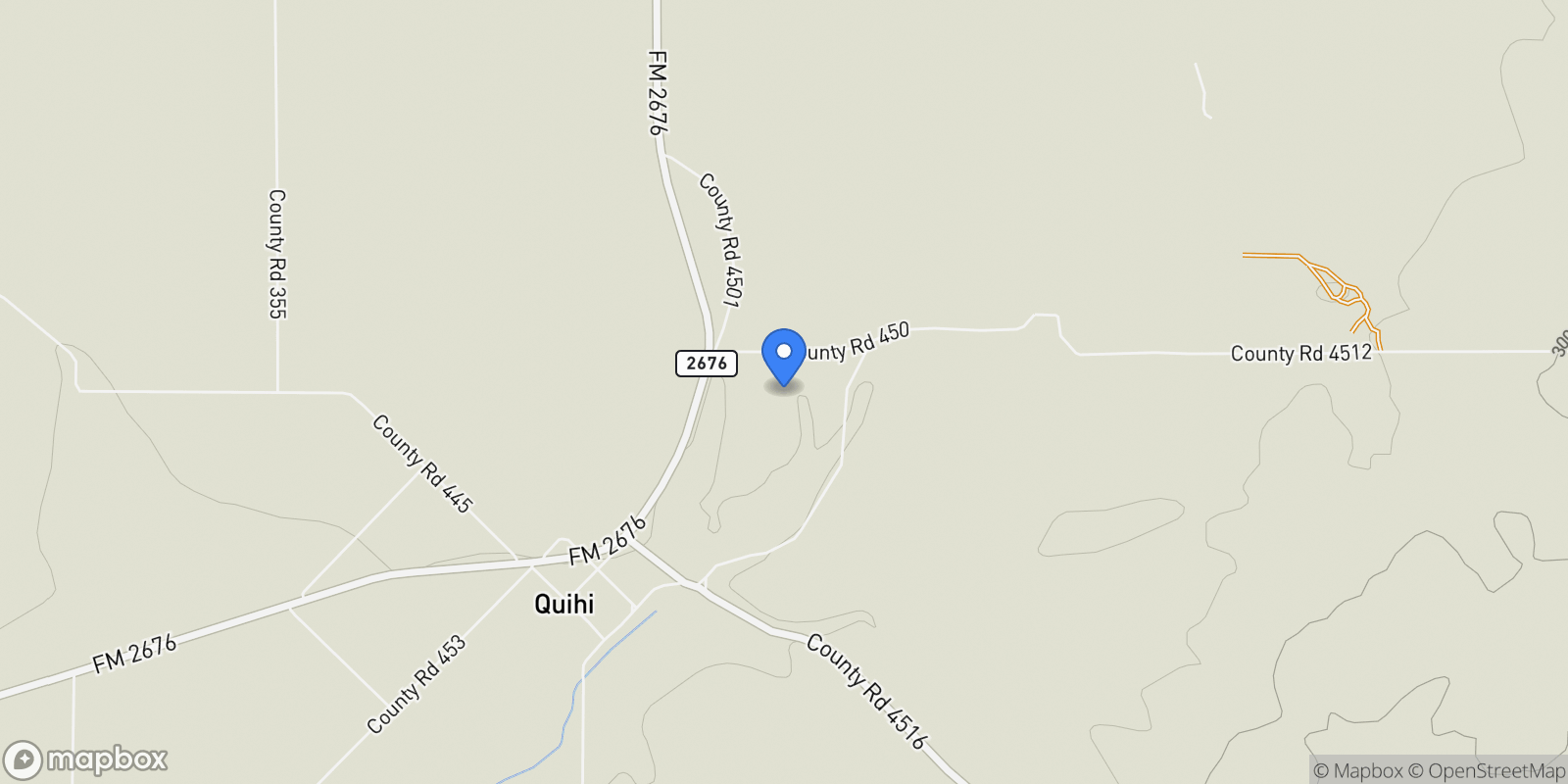 Map showing 202 County Road 450, Hondo, TX 78861, Hondo, Texas, United States.