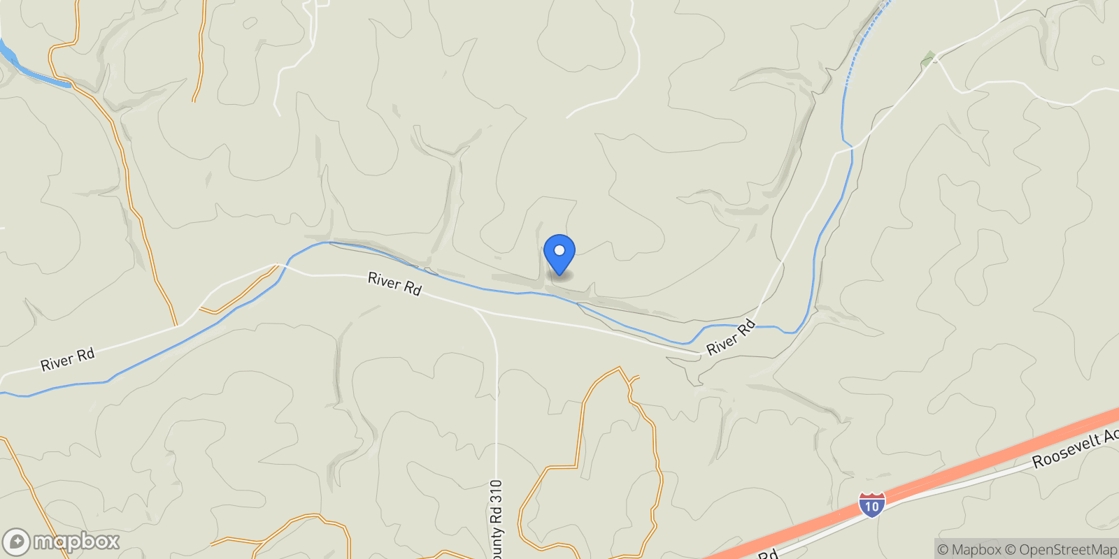 Map showing 1075 Private Road 3523, Roosevelt, TX 76874, Roosevelt, Texas, United States.