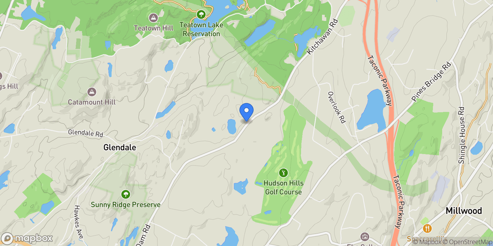 Map showing 335 Croton Dam Road, Ossining, NY 10562, Ossining, New York, United States.