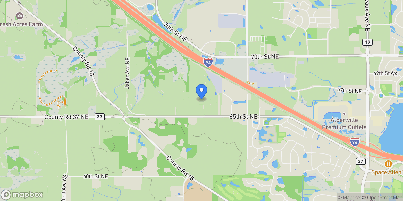Map showing 9612 65th Street NE, Otsego, MN 55301, Otsego, Minnesota, United States.
