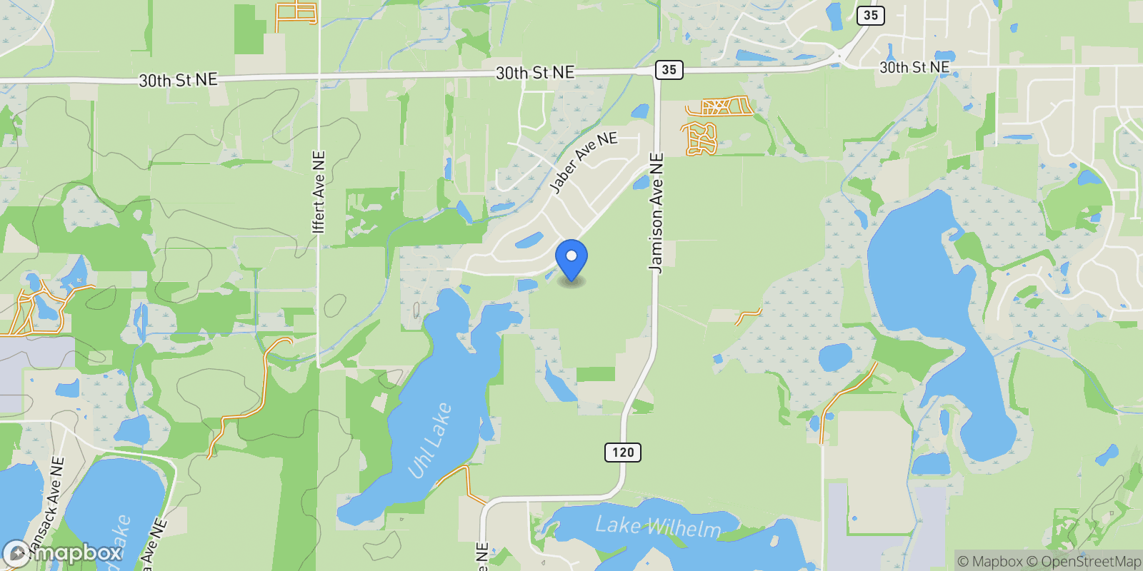 Map showing xxxx Jamison Avenue NE, Saint Michael, MN 55376, Saint Michael, Minnesota, United States.