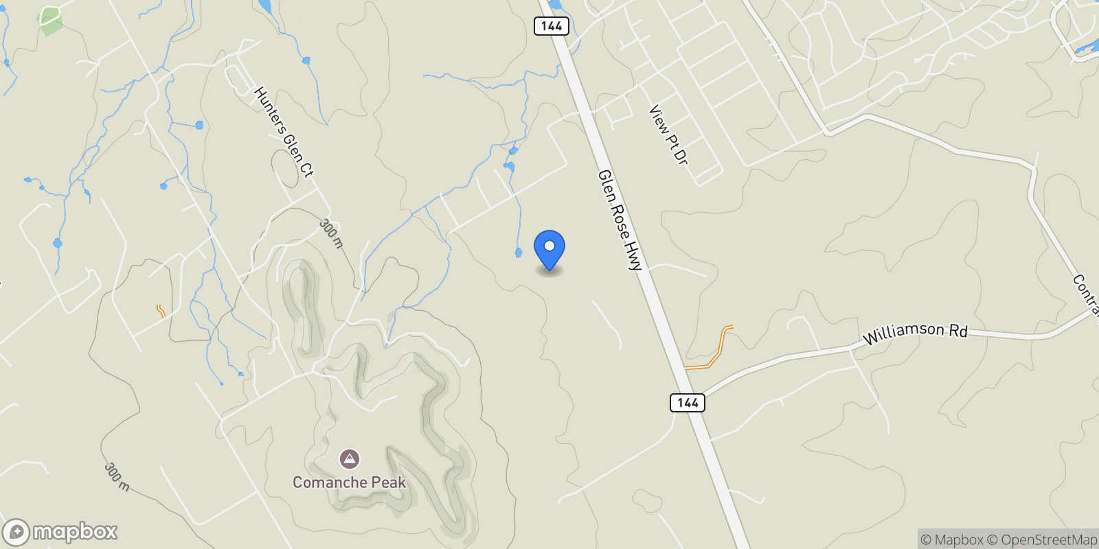 Map showing 5006 Glen Rose Highway, Granbury, TX 76048, Granbury, Texas, United States.