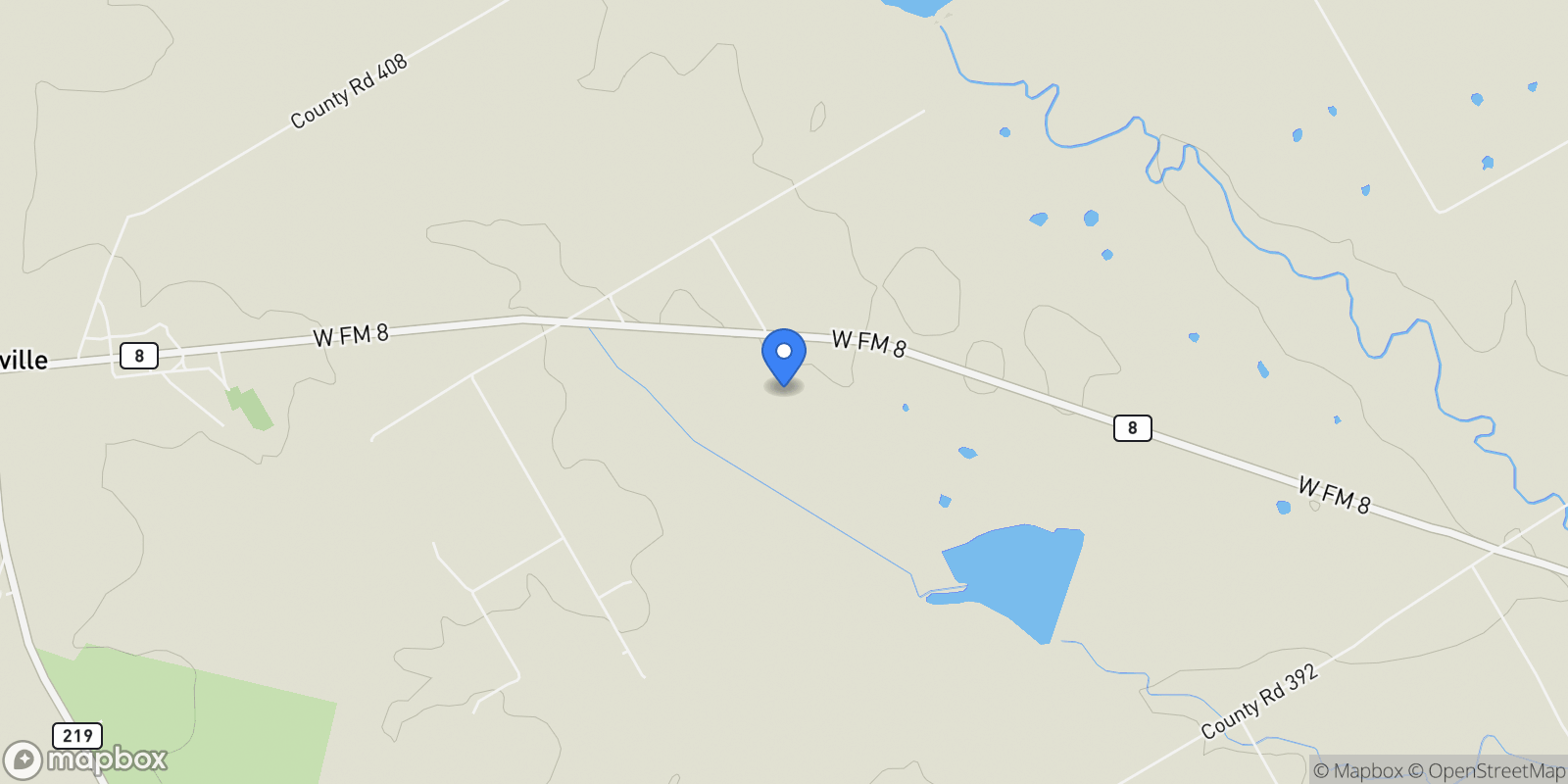 Map showing 15523 W FM8A, Stephenville, TX 76401, Stephenville, Texas, United States.