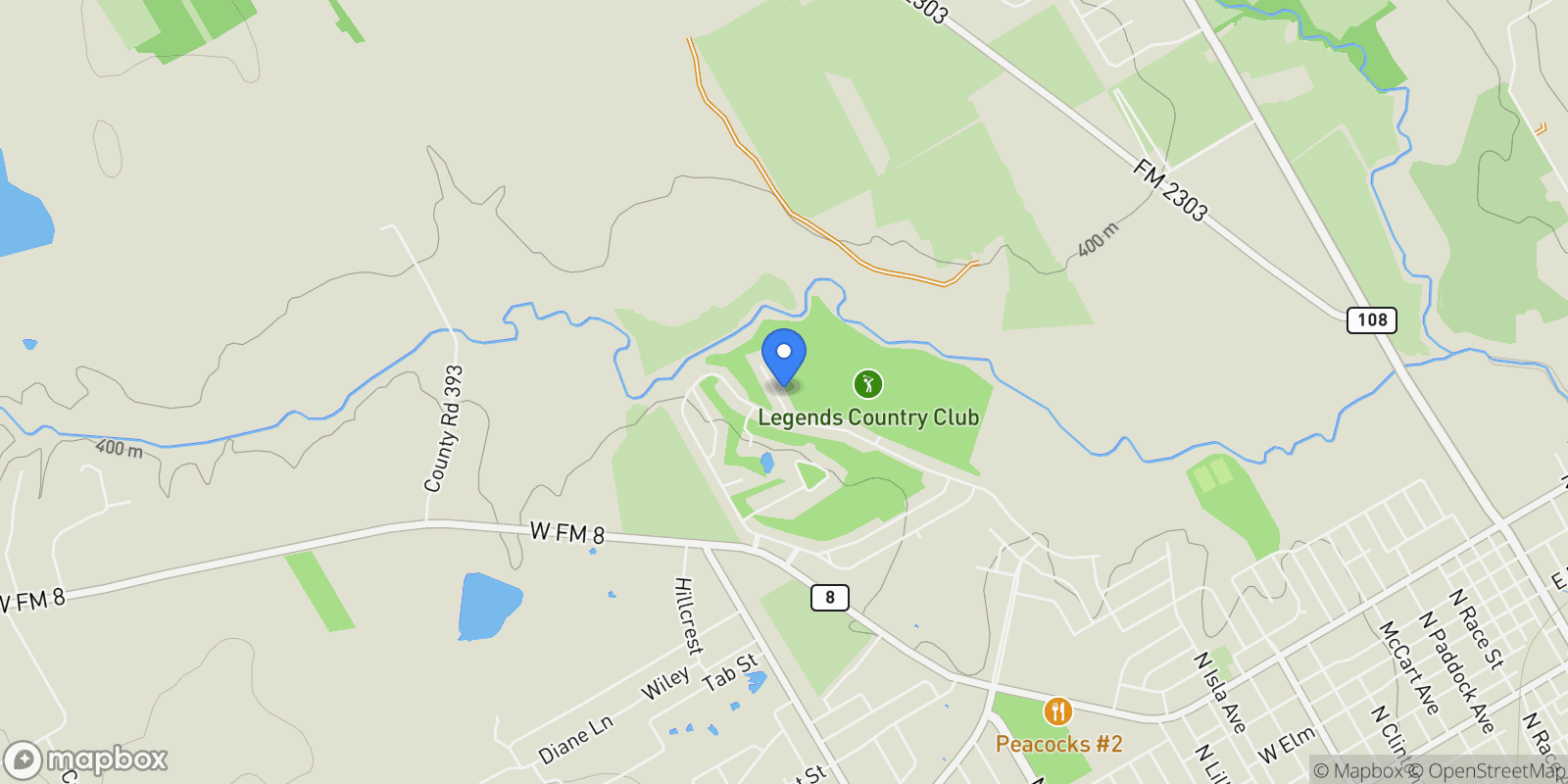 Map showing 142 Crenshaw Court, Stephenville, TX 76401, Stephenville, Texas, United States.