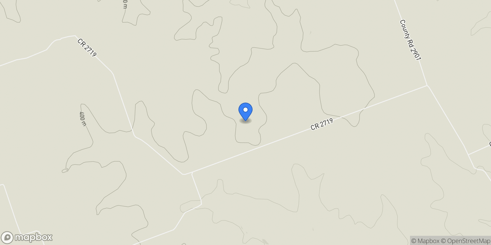 Map showing 4121 County Road 2719, Evant, TX 76525, Lometa, Texas, United States.