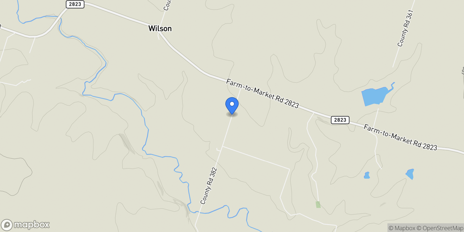Map showing TBD CR 382, Carlton, TX 76436, Dublin, Texas, United States.