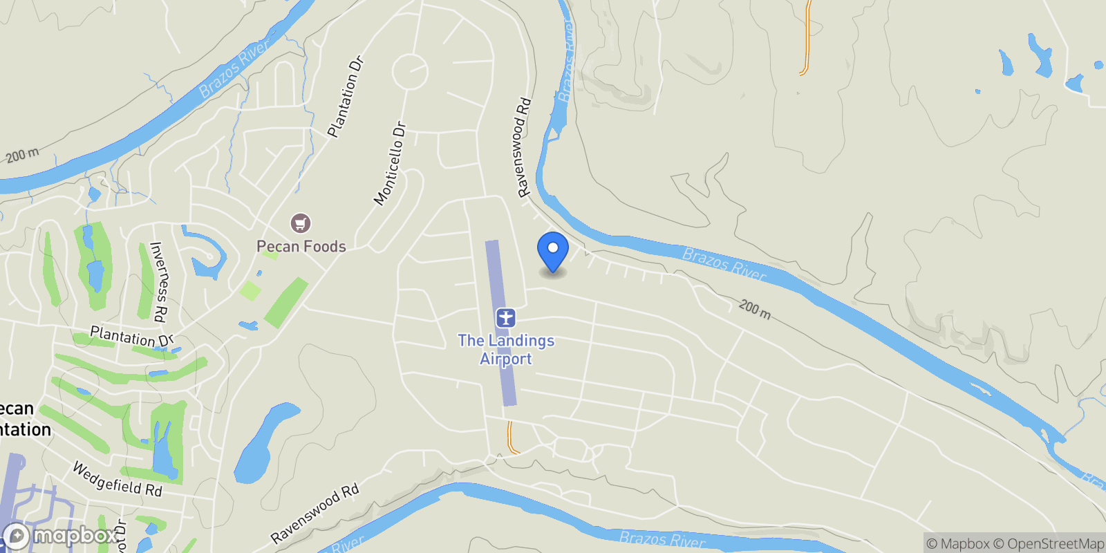 Map showing 1012 E Landings N, Granbury, TX 76049, Granbury, Texas, United States.