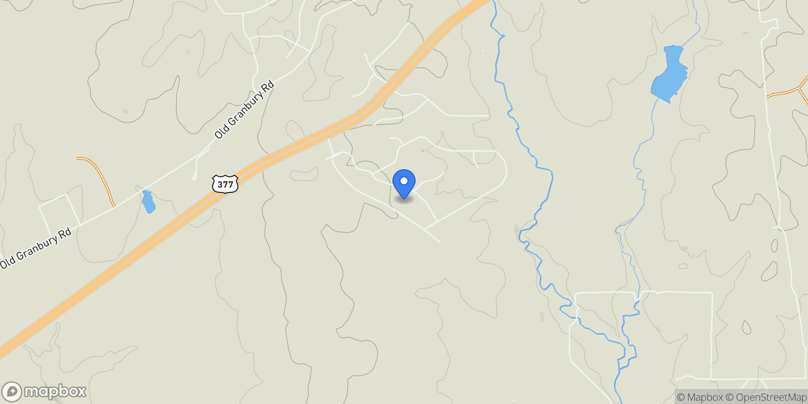 Map showing 2136 Cotton Tail Way, Cresson, TX 76035, Cresson, Texas, United States.