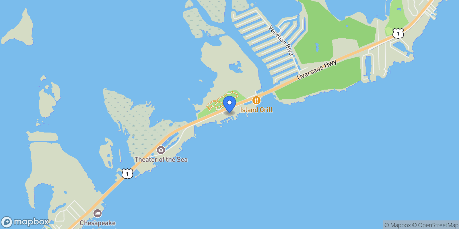 Map showing 120 Anglers Way, Islamorada, Florida, United States.