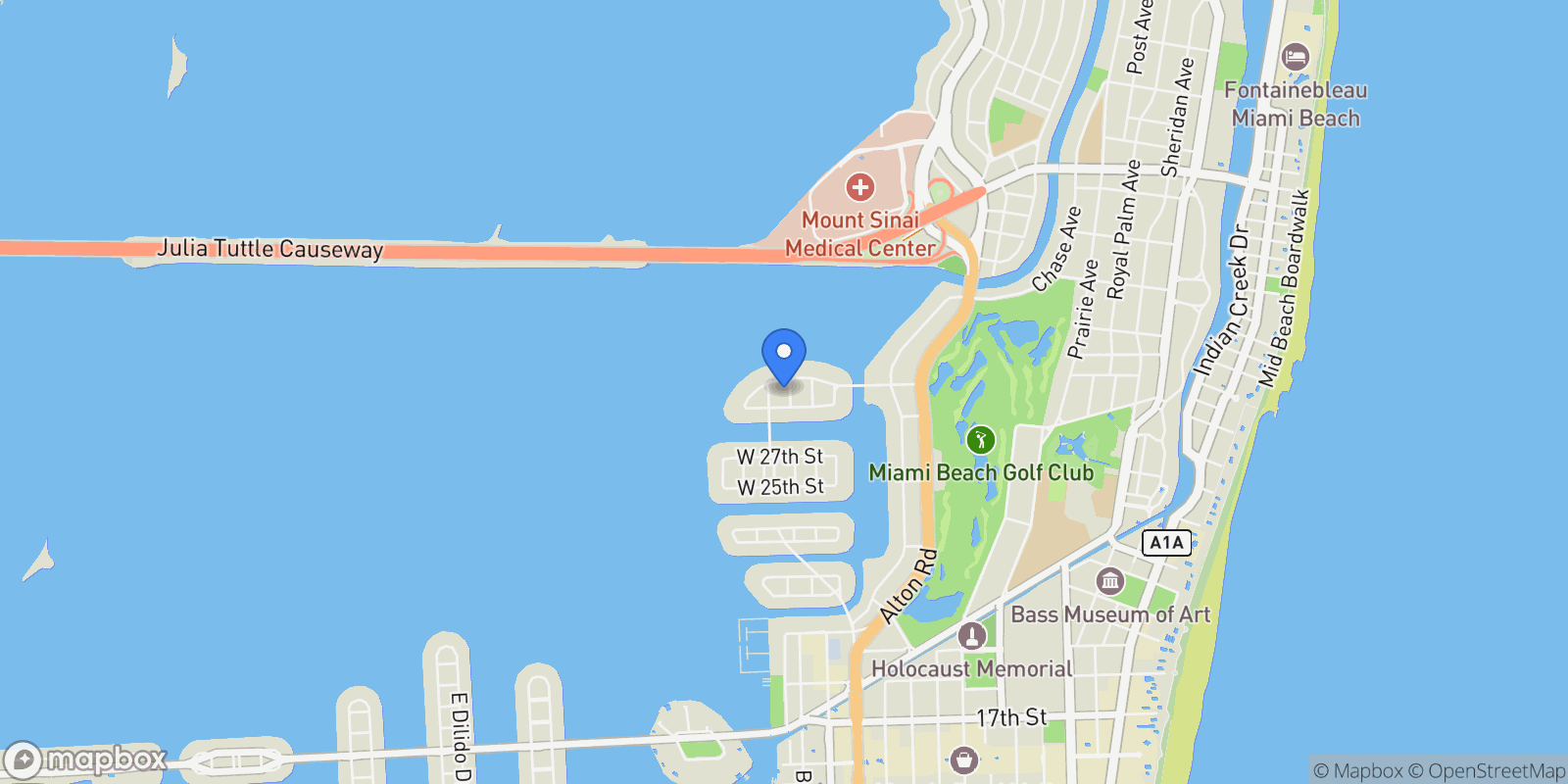 Map showing 2830 Lucerne Ave, Miami Beach, Florida, United States.